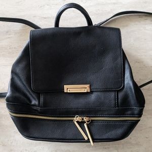 Black Backpack Gold Finish